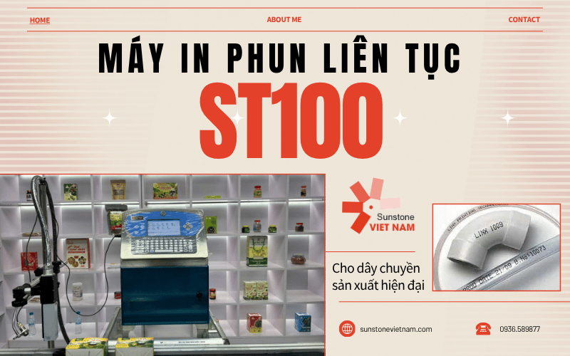 máy in phun liên tục ST100