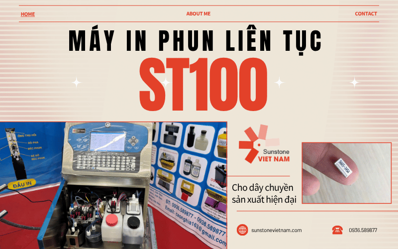 máy in phun liên tục ST100