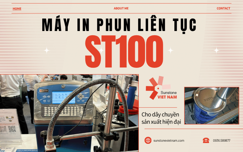 máy in phun liên tục ST100