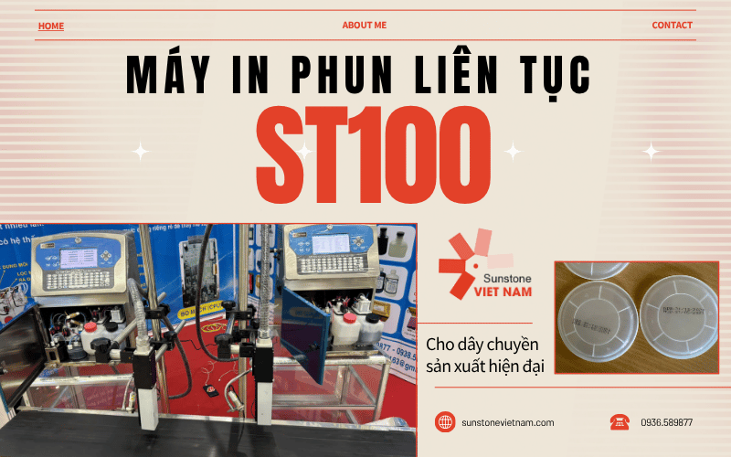 máy in phun liên tục ST100