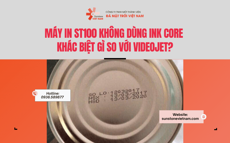 Máy in ST100 không Ink Core
