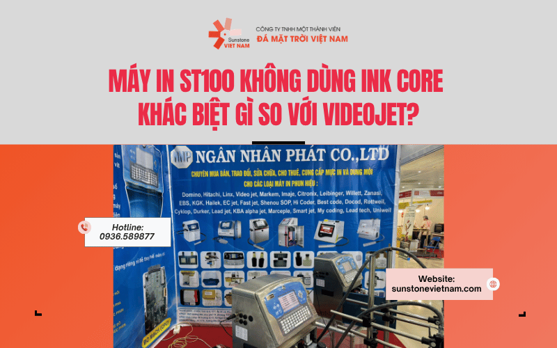 Máy in ST100 không Ink Core