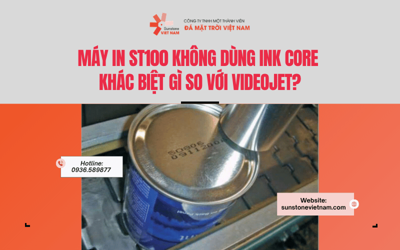 Máy in ST100 không Ink Core
